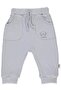 Organic Single-Layer Double Pants Without Socks (Organic Stars and Koalas) Gray - 2