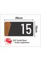 Horizontal Composite - Wooden Apartment -Apartment Hotel Office Door Number 20X10Cm No-15 Fifteen - 3