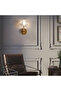 A F N LIGHTINGS LED Bedside Wall Lamp Nordic Modern Crystal Wall Sconce Brushed Gold Indoor Wall - 5