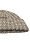 Mink & Beige Houndstooth Patterned Beanie Mink & Beige Houndstooth Patterned Folded Women's Beanie - 3