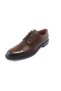Men's Winter Shoes Non-Slip Rubber Sole Water Resistant Genuine Inner Outer Leather Lace-Up Brown Color - 7