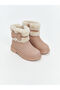 Lcw Steps Pink Suede Look Baby Girl Boots