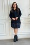 Sweat Dress with Skirt and Collar Flannel Detail - 8