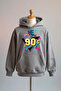 We Are the 90's Printed Cotton 3 Thread Oversize Sweatshirt