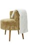 Soft Knitted Blanket Tile 130X170 cm Cream |   Single Person Tv Blanket – Decorative and Lightweight - 2