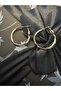 Steel Gold Ajda Earrings - 4