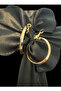 Steel Gold Ajda Earrings - 3