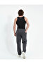 Dark Smoked 3-Thread Wide-Leg Baggy Sweatpants with Back Pockets Winter Cotton Combed Cotton with Fleece Inside Comfortable - 7