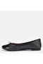 Quilted Genuine Leather Ballerinas Black Patent Leather 41-42-43-44-45 - 8