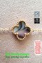 🍀 Four Leaf Clover Steel Bracelet 🎨   Multicolor 06 Gold - 3