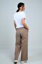 Women's Elastic Waist Lace-Up Side Pocket Palazzo Pants - 4