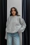 Gray Wool Blend Sweater