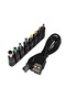 كابل طاقة عالمي USB إلى DC 5.5 * 2.1 مم جاك 5 فولت سلك شحن مع 8 موصلات قابلة للاختيار - 8