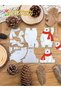 Original Lovely Layers Winter Skating Polar Bears Metal Cutting Dies Scrapbooking Decorative Embo... - 7