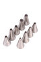 9PCS Little Small Star tip petals Nozzle pastry Metal CupCake Cream Decoration Tip Stainless Ste...