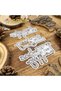 Original Lovely Layers Happy Inspirational Sentences Titles Words Metal Cutting Dies Scrapbooking... - 4