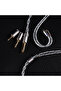 Flat 0.78mm 2Pin NICEHCK BlueLuna Silver Plated OFC Flat 2Pin HiFi Earphone Upgrade IEM Cable 3-in-1 - 6