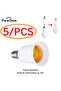 PwwQmm E14 to E27 Lamp Holder Converter Fireproof Socket Base Converters 220V Light Bulb Adapter ...