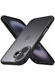 For iPhone 16 Black Clear Matte Translucent Phone Case For iPhone 11 12 13 14 15 16 Black Clear Back