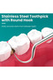 8pcs/set Stainless Steel Toothpick 8-piece Portable Toothpicking Tool Cleaning Oral Care Floss Ne... - 5