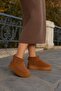 Dora Women's Short Boots P304-Tan - 4