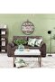 Balmond 3-Seater Fabric Sofa Bed - Brown, Stylish & Durable Sofa for Living Room, 172x100x88cm