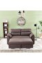 Balmond 3-Seater Fabric Sofa Bed - Brown, Stylish & Durable Sofa for Living Room, 172x100x88cm - 5
