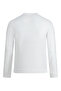 White Regular Fit Crew Neck Sweatshirt