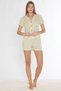 Boydan Buttoned Shorts Suit Heart Pattern Viscose 760-14 - 3