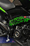 Neon Green Lightning-Strelok Sticker Set for Motorcycle and Helmet (16 Individual Lightning Stickers in Total) - 4