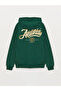 Xside Green Long Sleeve Printed Men's Hoodie - 7