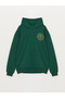 Xside Green Long Sleeve Printed Men's Hoodie - 6