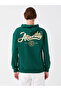 Xside Green Long Sleeve Printed Men's Hoodie - 5