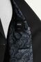 Straight Slim Fit Wide Collar Punto Stitching Double Breasted Men's Suit Smoked - 45421.25K - 6