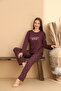 Stronger Plum Pajama Set - 2