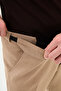 Straight Slim Fit Mono Collar Pocketed Trousers Elasticated Men's Suit Beige - 45411.25K - 7