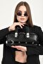 Black - Patent Leather Black Plain Women's Handbag Sp1258