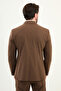 Straight Slim Fit Wide Collar Double Breasted Men's Suit Hazelnut - 45420.25K - 5