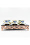 Two Patterned Artemis Series 6-Piece Coffee Set - 3