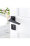 Door Handle Black Square Rosette Suitable for Left and Right Home Door Handles Lockable 1 Set Yale Door Handle - 5