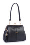 Nas Bag Scholarship Clip-On Vintage Shoulder and Crossbody Bag - Black Victoria - 3