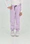 Girl's Crown Embroidered Tracksuit Bottom - 4