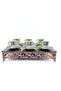 Tree of Life Patterned 6-Piece Coffee Set - 4