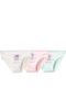 Girl's Cotton Combed Underwear Briefs 3-Piece Set - 2