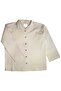 Organic Thick Woven Light Brown Winter Little Boys Shirt - 2