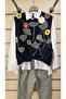 Woolen Blouse Ivy Flower Pattern