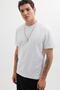 Unisex Regular Fit Comfortable Cut 100% Cotton Crew Neck White T-Shirt - 2