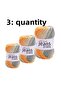 Yarn Art Jeans Crazy Knitting Floss 8210 Punch Floss 3 Pack