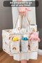 7-Piece Newborn Hospital Discharge Organizer Set - Baby Care Bag with Compartments - Luggage Organizer - 5