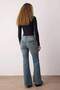 Mavi Normal Bel Comfort/Esnek Arka Cep Detaylı Flare Bootcut Jeans TWOAW26JE00130 - 4
